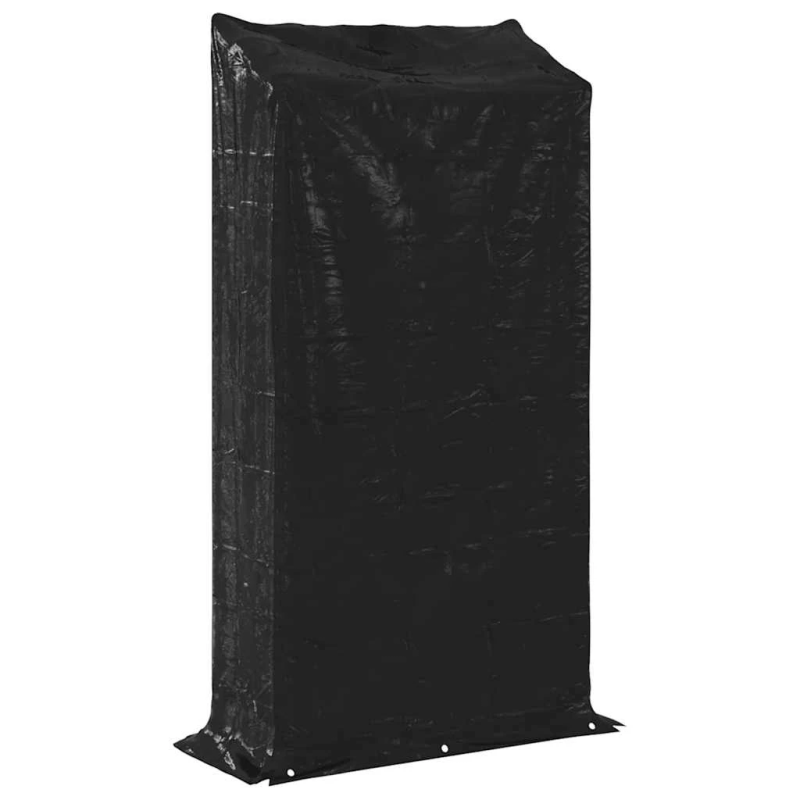 vidaxL malkas plaukts ar lietus pārsegu, 100x40x200cm, cinkots tērauds