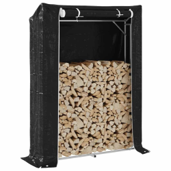 vidaxL malkas plaukts ar lietus pārsegu, 150x40x200cm, cinkots tērauds