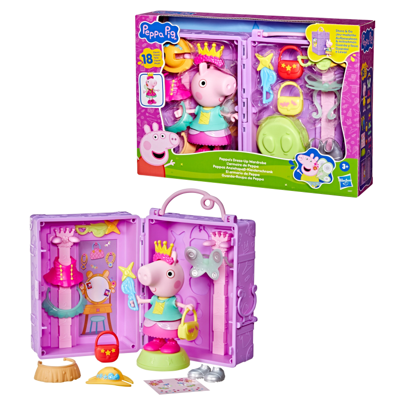 PEPPA PIG Rotaļu komplekts Garderobe