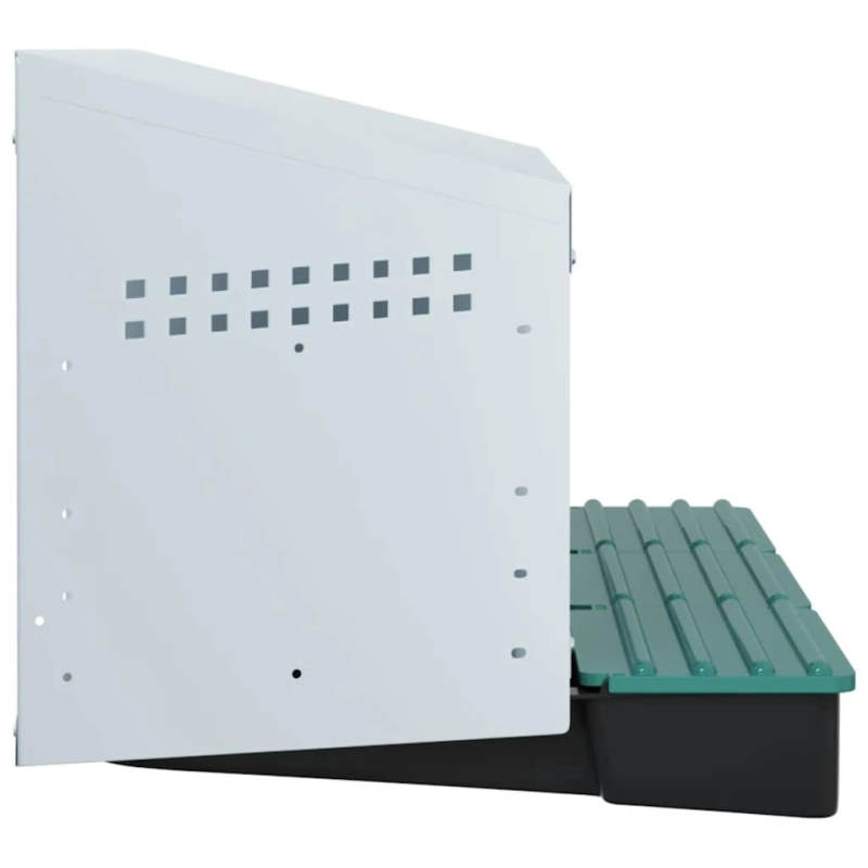 vidaXL vistu ligzdas kaste, 3 nodalījumi, pie sienas stiprināma, cinkots tērauds