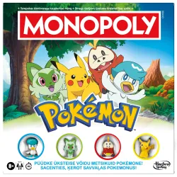 MONOPOLY Žaidimas „Monopolis: Pokemonai“, estų-latvių k.