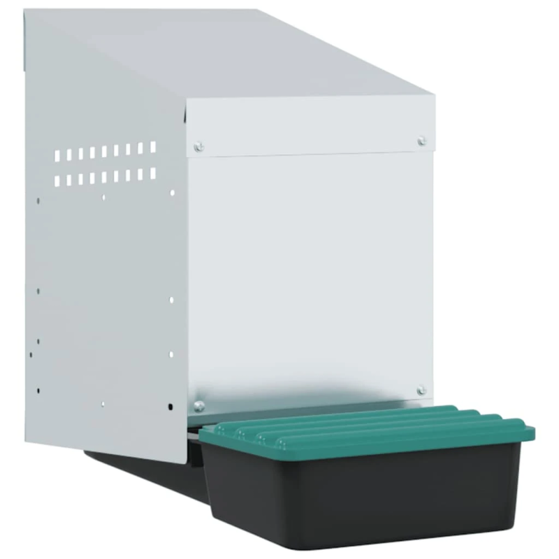 vidaXL vistu ligzdas kaste, 1 nodalījums, pie sienas stiprināma, cinkots tērauds