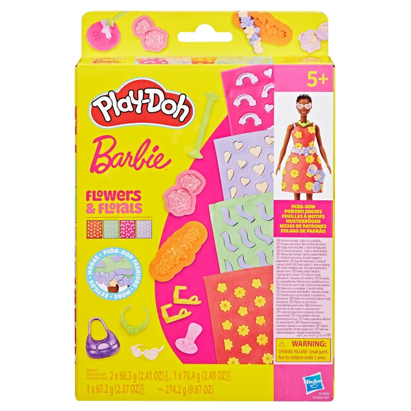 PLAY-DOH Rotaļu kompkekts Barbie apģērba dizains
