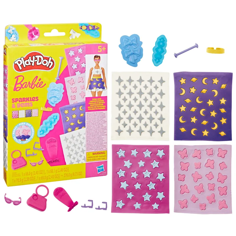 PLAY-DOH playset Barbie Designer Patterns Packs