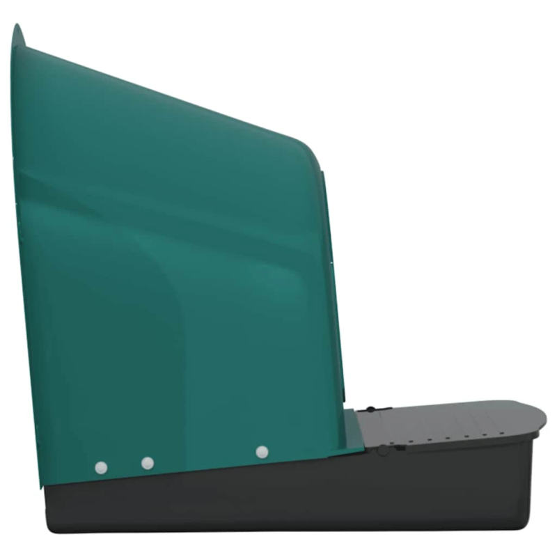 vidaXL vistu ligzdošanas kastes, 4 gab., pie sienas stiprināmas, tumši zaļa plastmasa