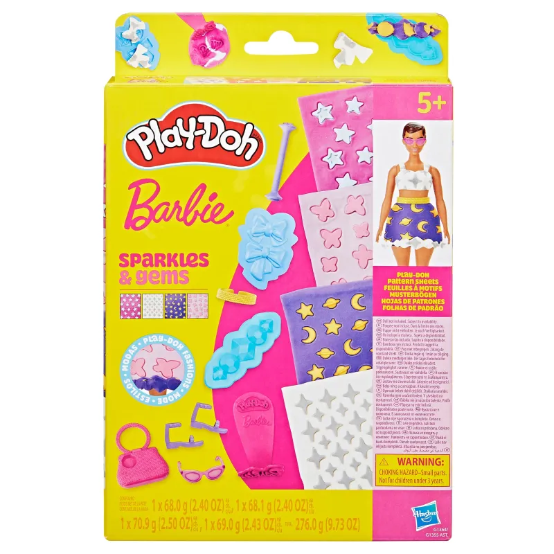 PLAY-DOH playset Barbie Designer Patterns Packs
