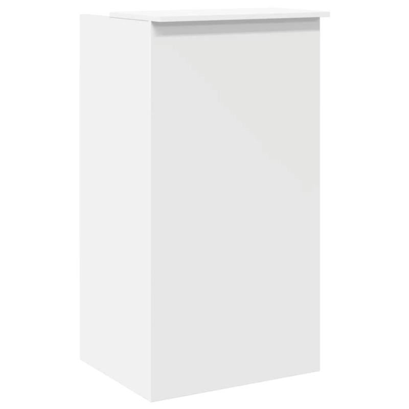 vidaXL reģistratūras galds, balts, 55x50x103,5 cm, inženierkoks