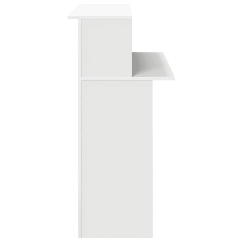 vidaXL reģistratūras galds, balts, 100x50x103,5 cm, inženierkoks