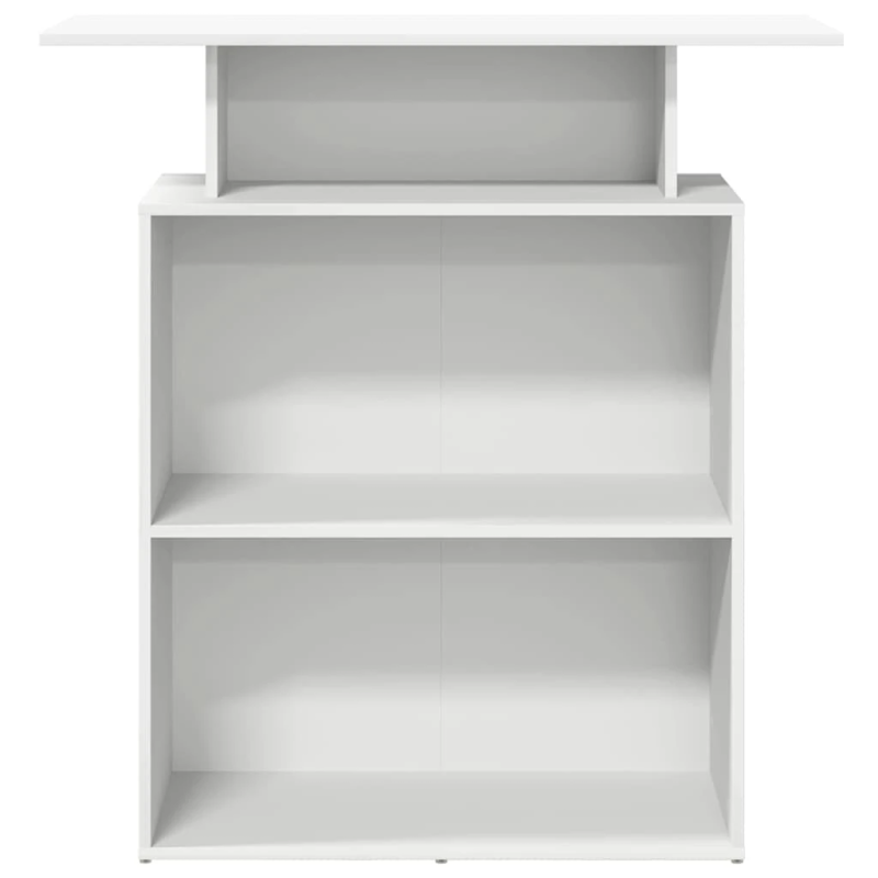 vidaXL reģistratūras galds, balts, 100x40x104 cm, inženierkoks