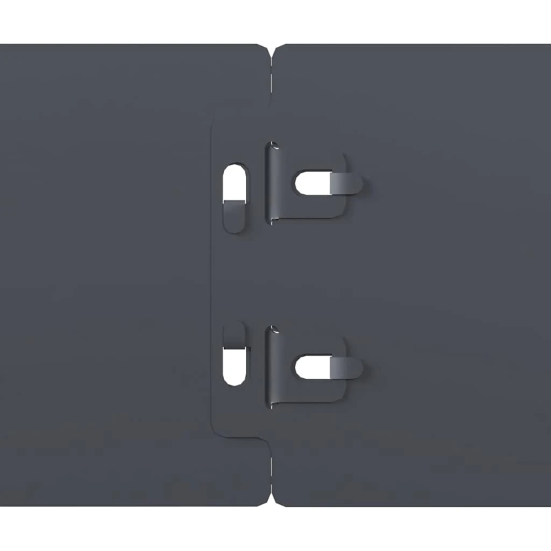 vidaXL Zālāju apmales 10 gab Antracīts 10x103cm Auksti velmēts tērauds