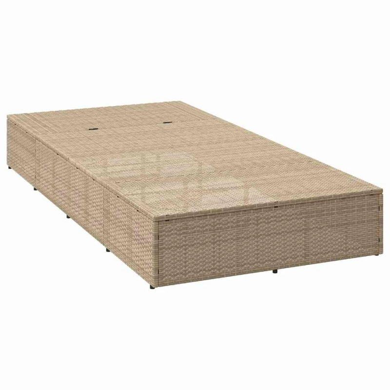 vidaXL sauļošanās krēsls ar peldošu spilvenu smilškrāsas