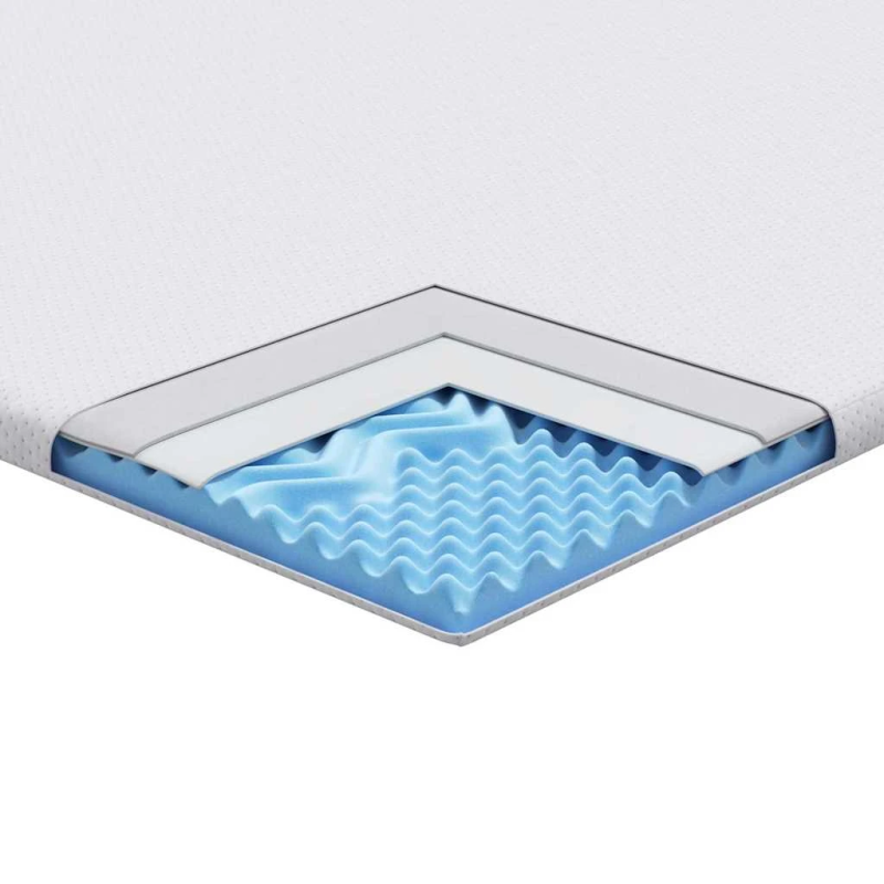 vidaXL Matracis Balts 90 x 190 cm Žakarda audums