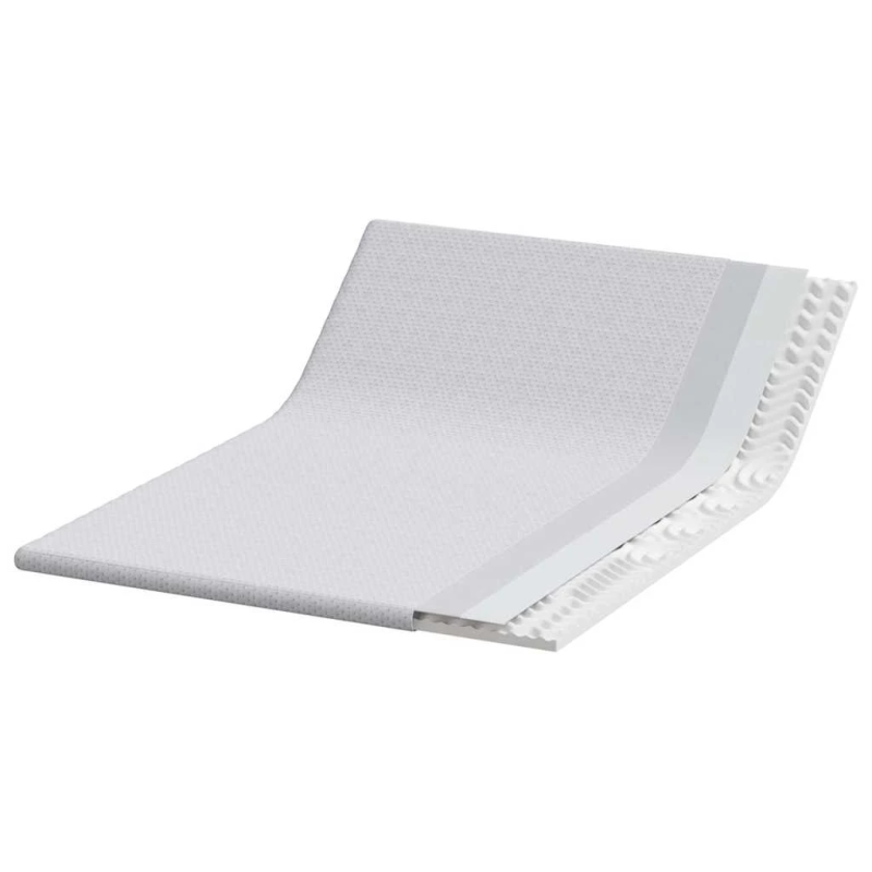 vidaXL Matracis Balts 160 x 200 cm Žakarda audums