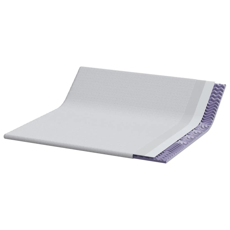 vidaXL Matracis Balts 200 x 200 cm Žakarda audums