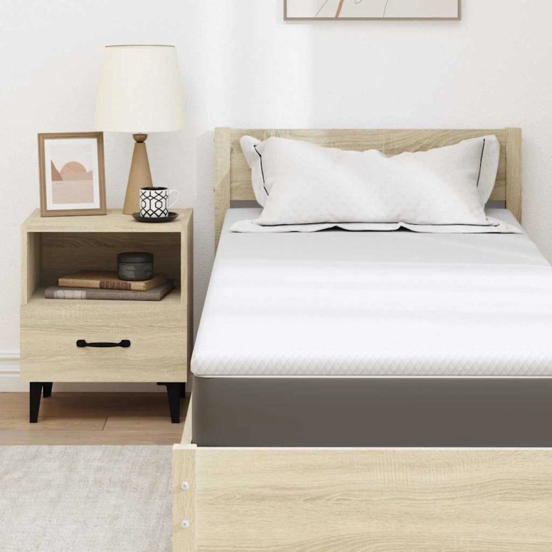 vidaXL Matracis Balts 70 x 200 cm Žakarda audums