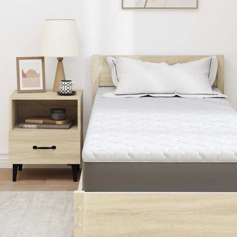 vidaXL Kokosriekstu spilventiņš Balts 70 x 200 cm Žakarda audums