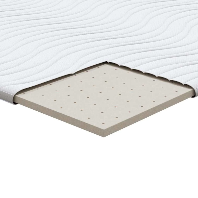 vidaXL Matracis Balts 90 x 200 cm Adīta auduma