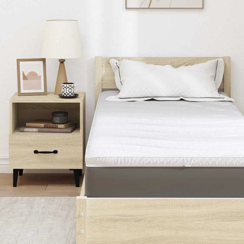 vidaXL Matracis Balts 80 x 200 cm Adīta auduma