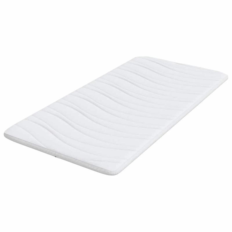 vidaXL Matracis Balts 100 x 200 cm Adīta auduma