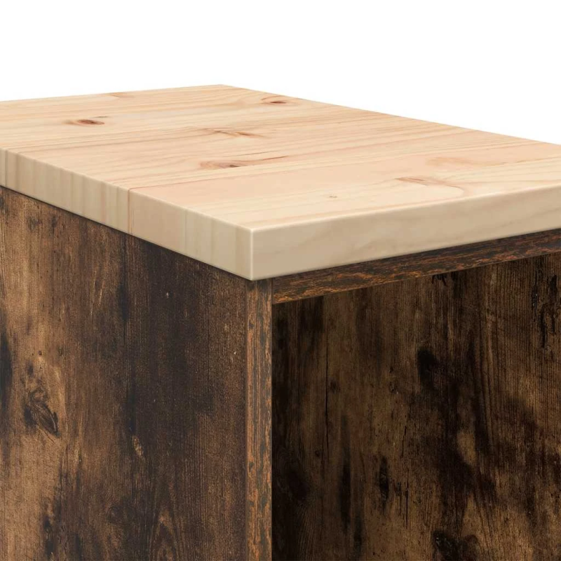 vidaXL Garāžas glabāšanas skapis, 30x51x85 cm priedes masīvkoks