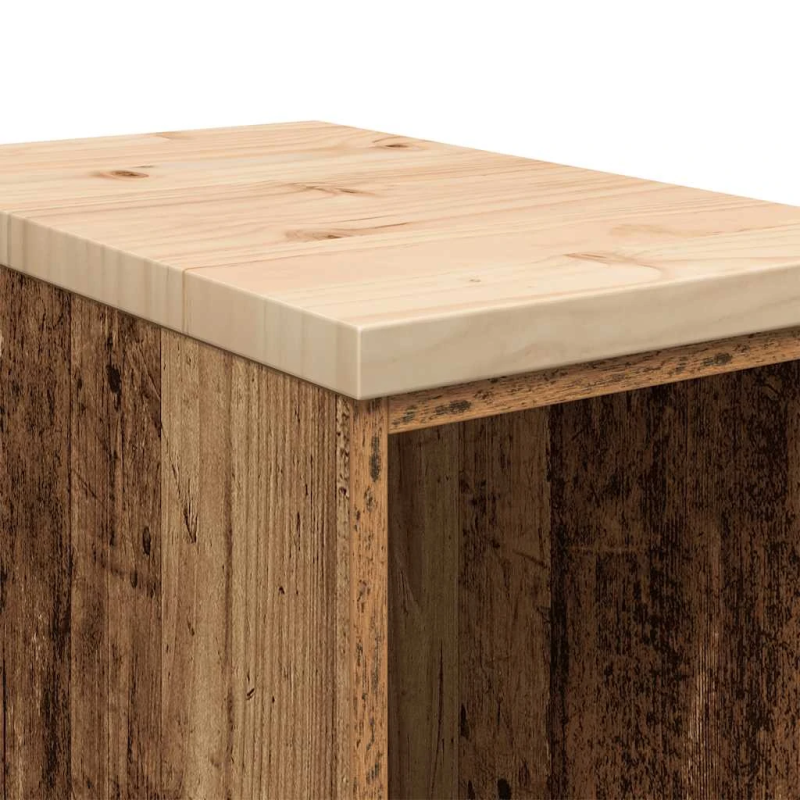 vidaXL Garāžas glabāšanas skapis, 30x51x85 cm priedes masīvkoks