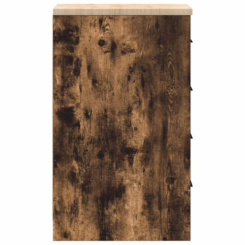 vidaXL Garāžas glabāšanas skapis, 30x51x85 cm priedes masīvkoks