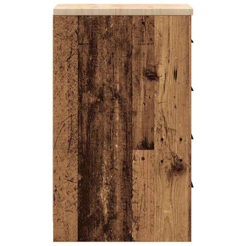 vidaXL Garāžas glabāšanas skapis, 30x51x85 cm priedes masīvkoks