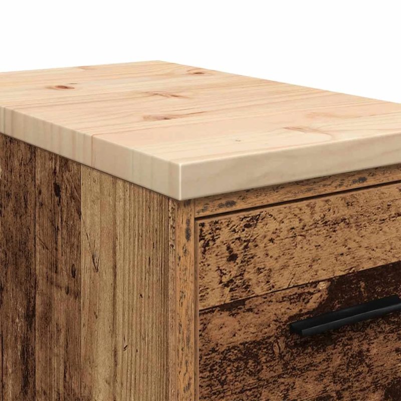 vidaXL Garāžas glabāšanas skapis, 30x51x85 cm priedes masīvkoks