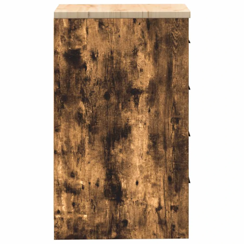 vidaXL Garāžas glabāšanas skapis, 40x51x85 cm priedes masīvkoks