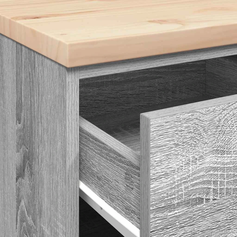 vidaXL Garāžas glabāšanas skapis, 40x51x85 cm priedes masīvkoks