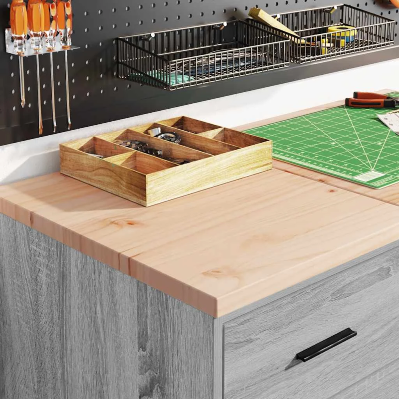 vidaXL Garāžas glabāšanas skapis, 40x51x85 cm priedes masīvkoks