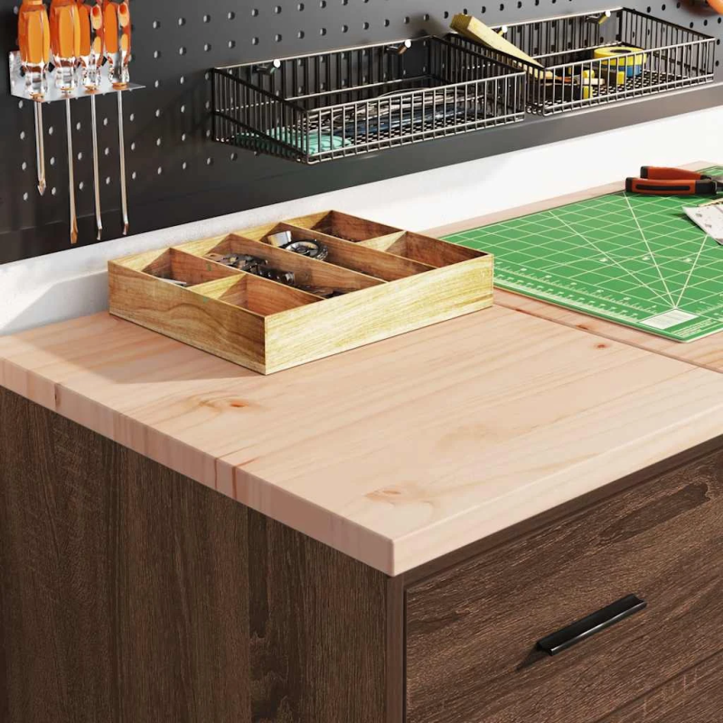 vidaXL Garāžas glabāšanas skapis, 40x51x85 cm priedes masīvkoks