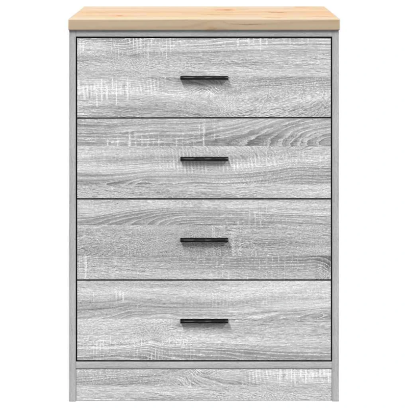 vidaXL Garāžas glabāšanas skapis, 60x51x85 cm priedes masīvkoks