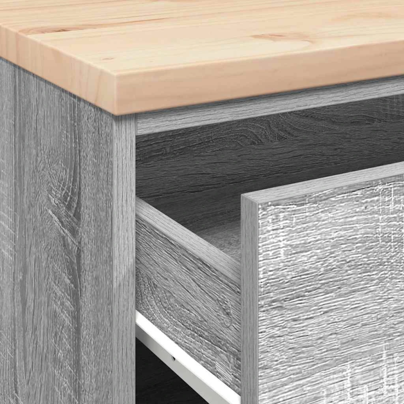 vidaXL Garāžas glabāšanas skapis, 60x51x85 cm priedes masīvkoks