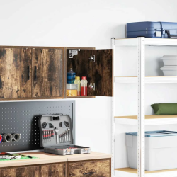 vidaXL Garāžas sienas skapis Kūpināta ozola inženierijas koks