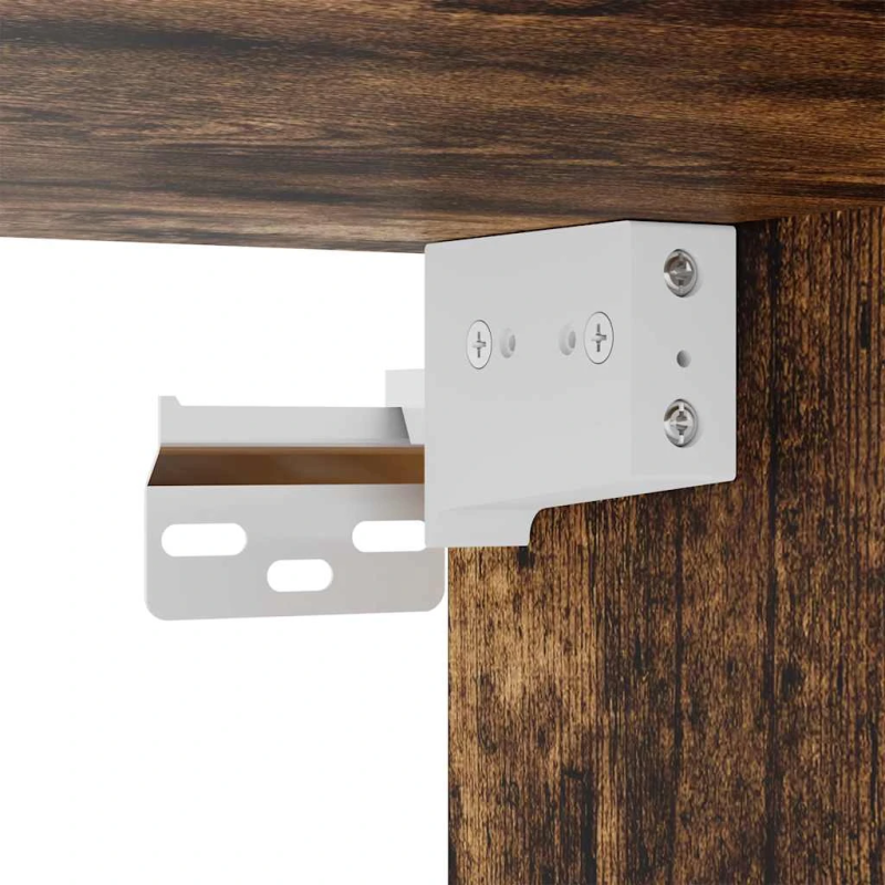 vidaXL Garāžas sienas skapis Kūpināta ozola inženierijas koks