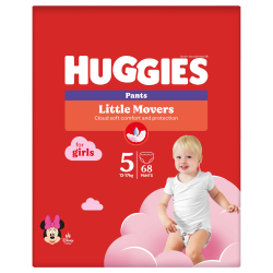 Huggies Pants Girl 5 ,12-17kg, biksītes 68gb.