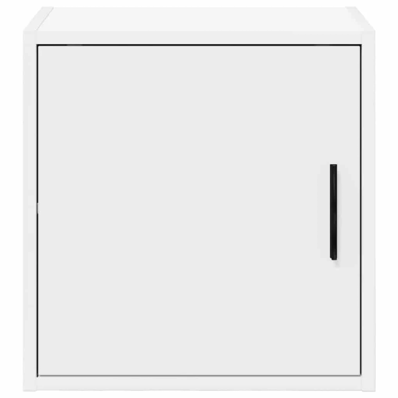 vidaXL garāžas sienas skapji, 2 gab., balti, inženierijas koks