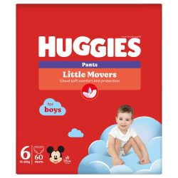Huggies Pants Boy 6 ,15-25kg, biksītes 60gb.