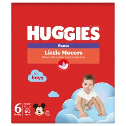 Huggies Pants Boy 6 ,15-25kg, biksītes 60gb.