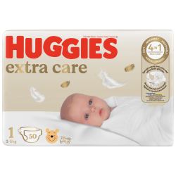 Huggies Elite Soft 1, 3-5kg, 50vnt.