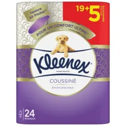 KLEENEX Coussine 3 slāņu tualetes papīrs 24 ruļļi