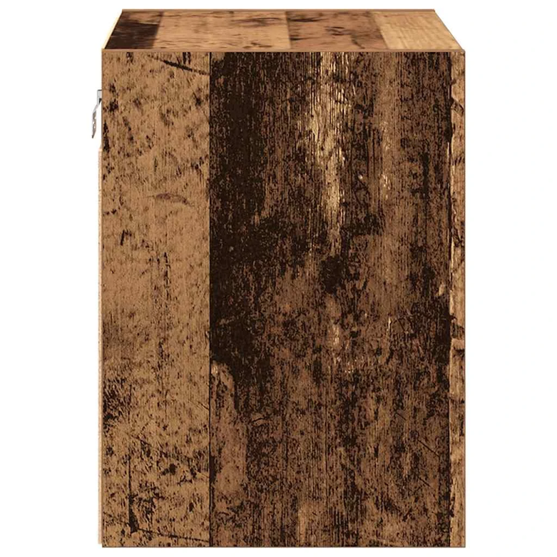 vidaXL garāžas sienas skapji, 2 gab., veci dēļi, inženierijas koks