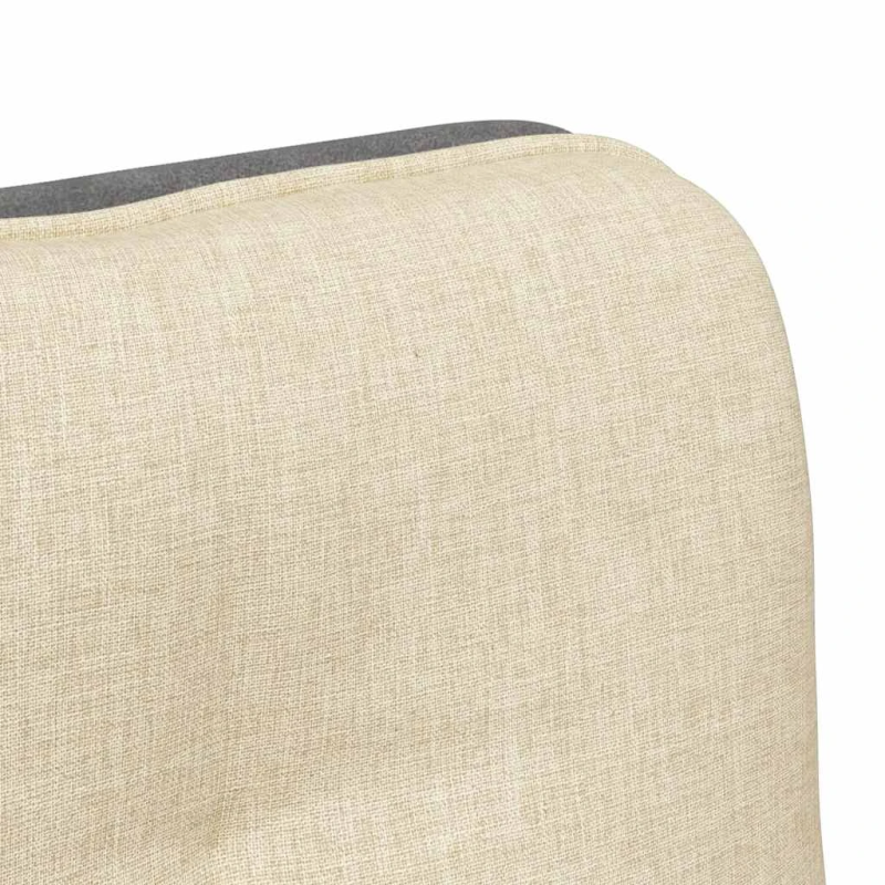 vidaXL biroja krēsls, krēmkrāsas audums