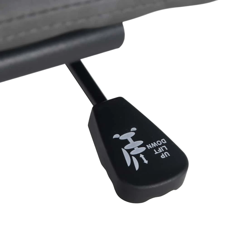 vidaXL biroja krēsls, zils audums