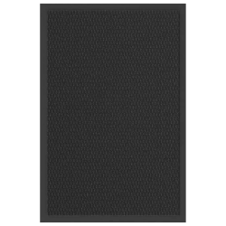 vidaXL durvju paklājs, melns, 40x60 cm