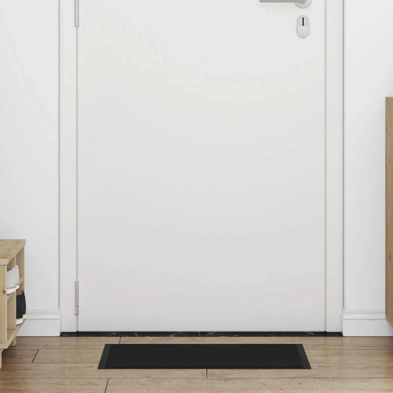 vidaXL durvju paklājs, melns, 40x60 cm