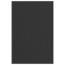 vidaXL durvju paklājs, melns, 60x90 cm
