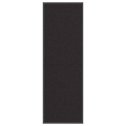 vidaXL durvju paklājs, melns, 60x180 cm