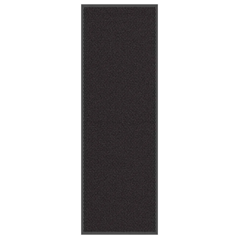 vidaXL durvju paklājs, melns, 60x180 cm